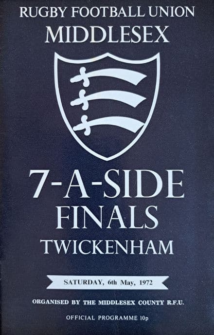 Middlesex Sevens (1972, May 6th)
