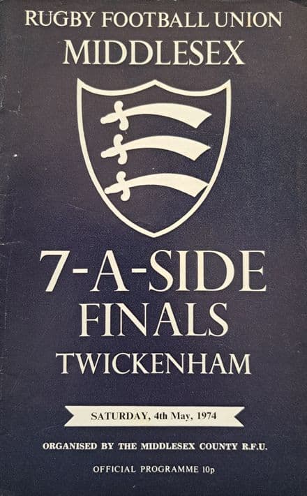 Middlesex Sevens (1974, May 4th)