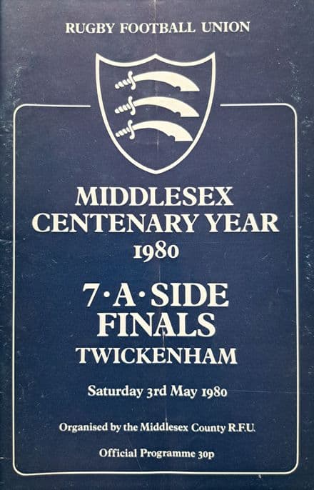 Middlesex Sevens (1980, May 3rd)