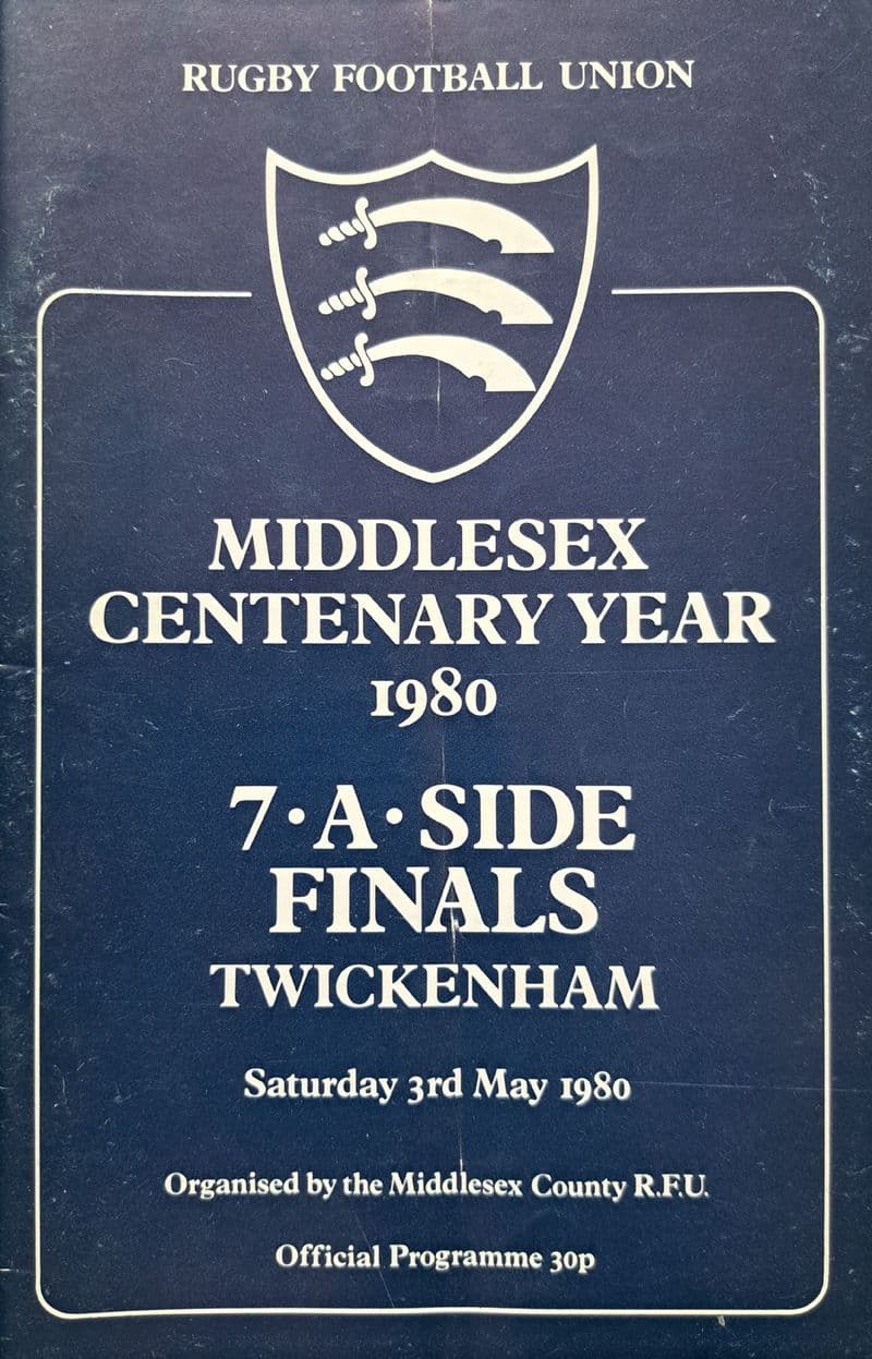 Middlesex Sevens (1980, May 3rd)