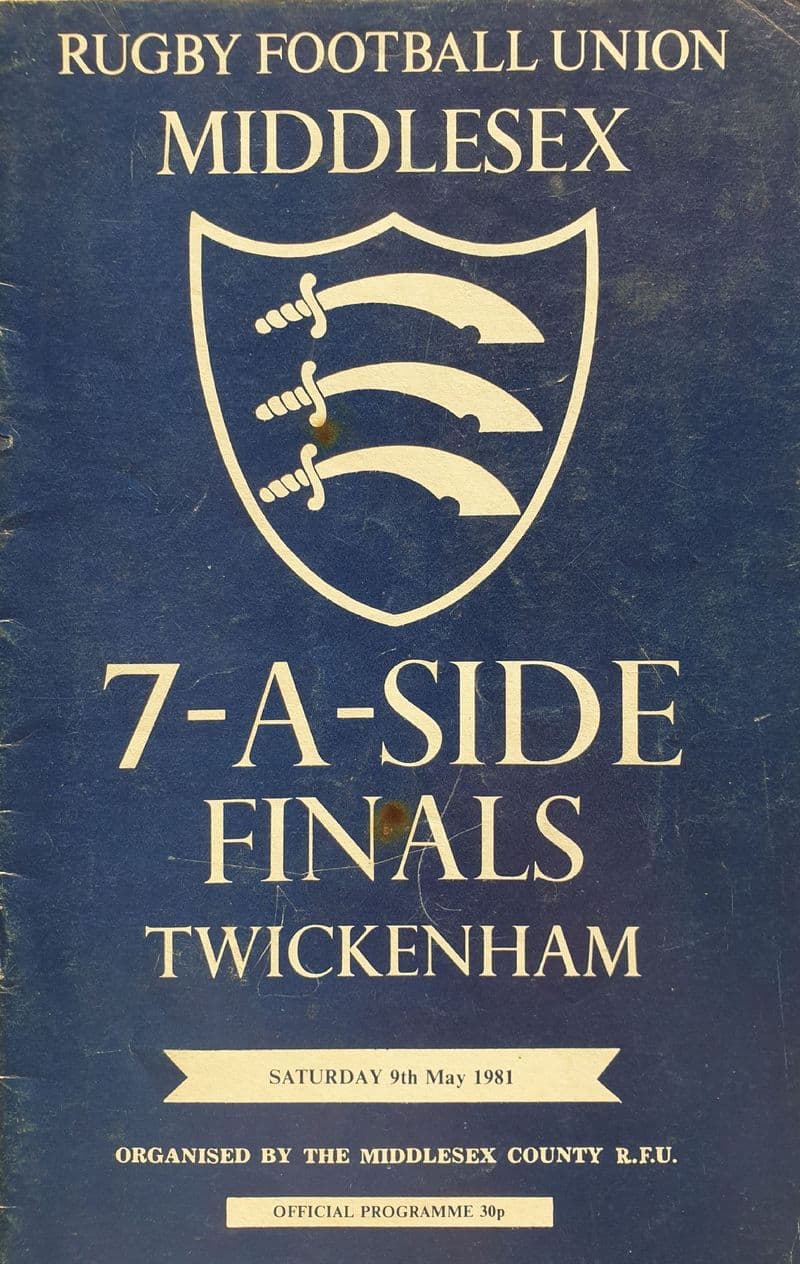 Middlesex Sevens (1981, May 9th)