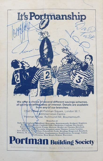 Middlesex Sevens (1981, May 9th) SIGNED