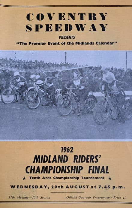 Midland Riders Championship (1962, Aug 29th) Final