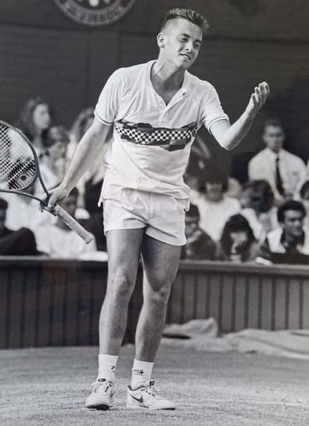 Mikael Pernfors Press Phot "Pleading" (Wimbledon, 1987)