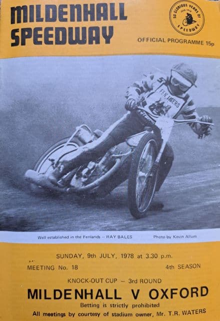Mildenhall v Oxford (1978, Jul 9th)
