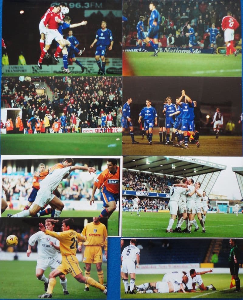 Millwall Home & Away Kit (1999-2001) 8 Colour Photos