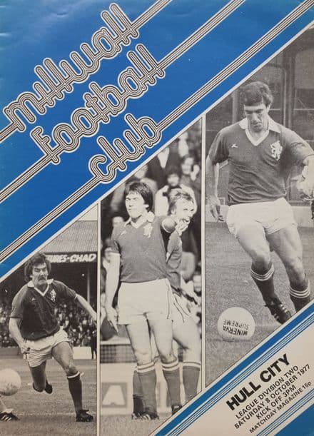 Millwall v Hull City, Div 2 (1977, Oct 8th)