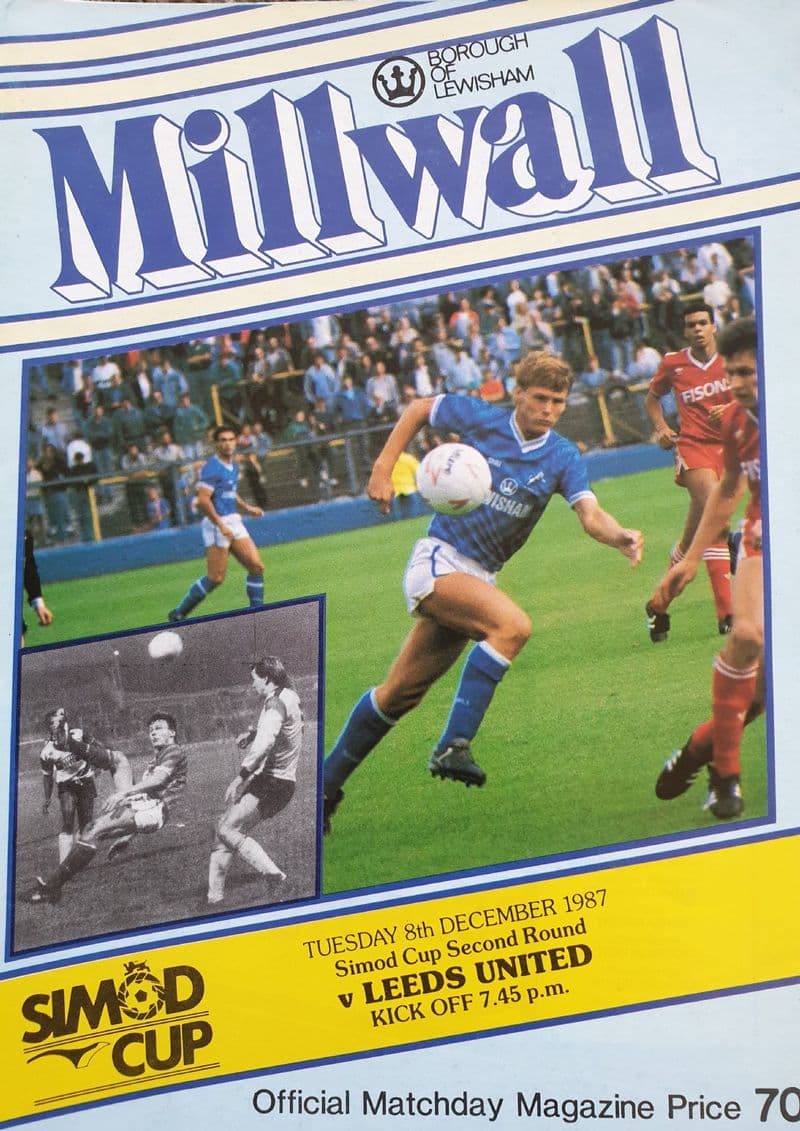 Millwall v Leeds, Simod Cup (1987, Dec 8th)