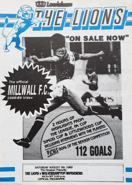 Millwall v Wolves (1989, Aug 5th)