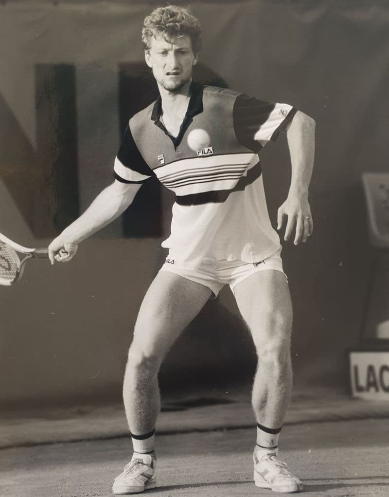 Miloslav Mecir Press Photo (Roland Garros)