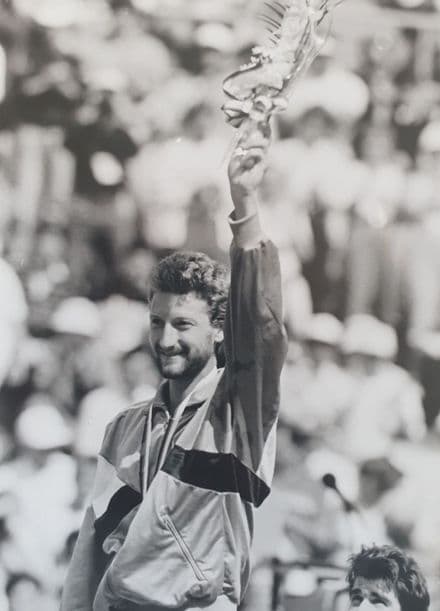 Miloslav Mecir Press Photo (Seoul, 1988)