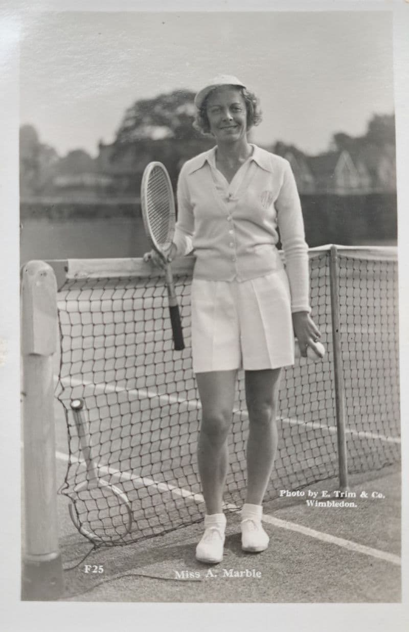 Miss Alice Marble Trim Card F25 (Unused)