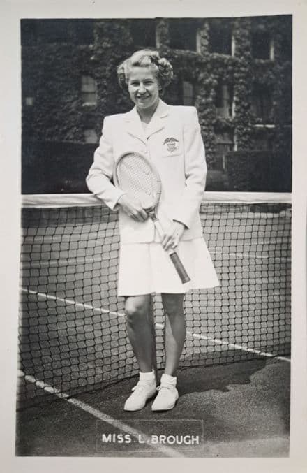 Miss Louise Brough Card (Unused)