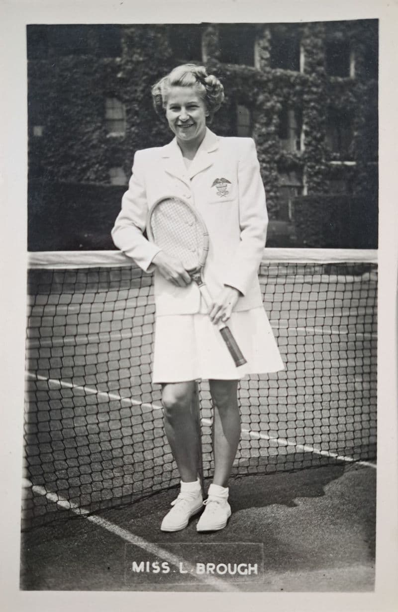 Miss Louise Brough Card (Unused)