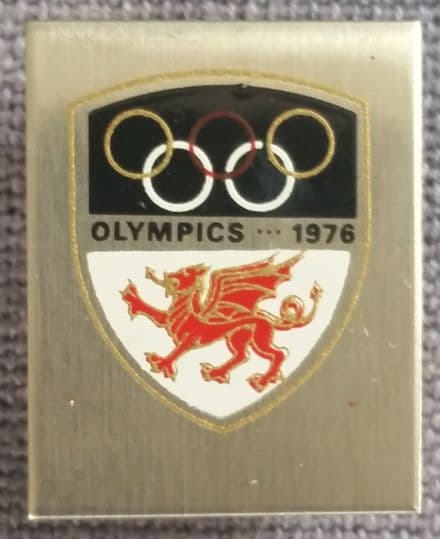 Montreal Olympics (1976) Welsh pin badge