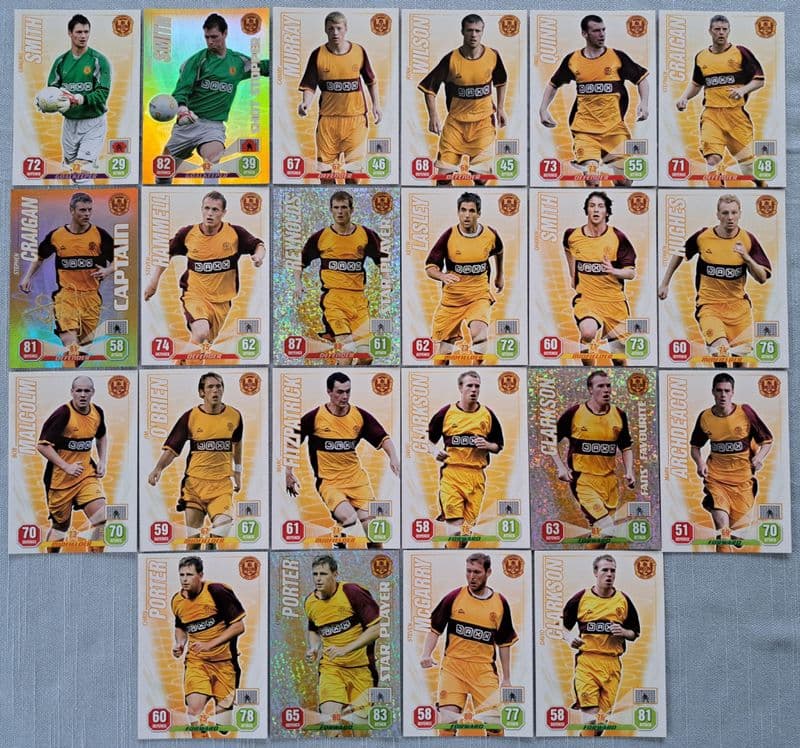 Motherwell (2008-09 SPL Super Strikes) 22 Cards