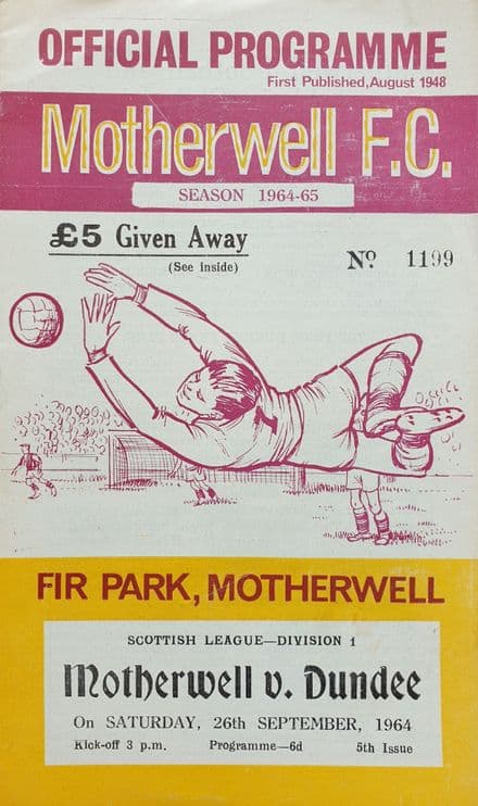 Motherwell v Dundee (1964, Sep 26th)