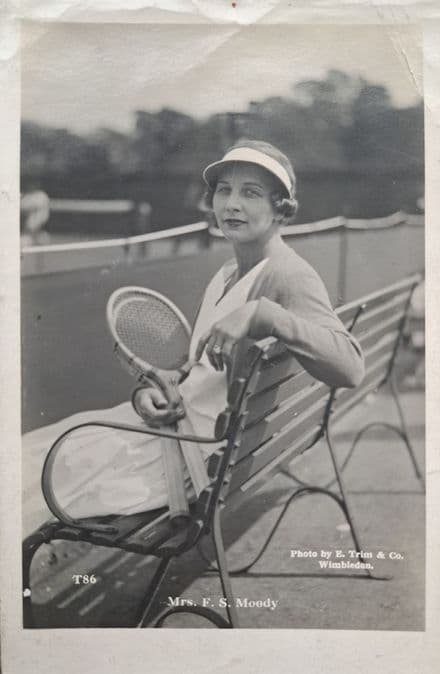 Mrs FS Moody Trim Card T86 (Unused)