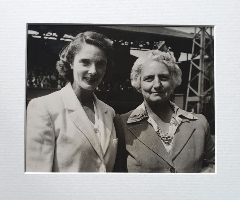 Mrs Menzies & Mrs Wightman Press Photo (1948, Jun 11th)