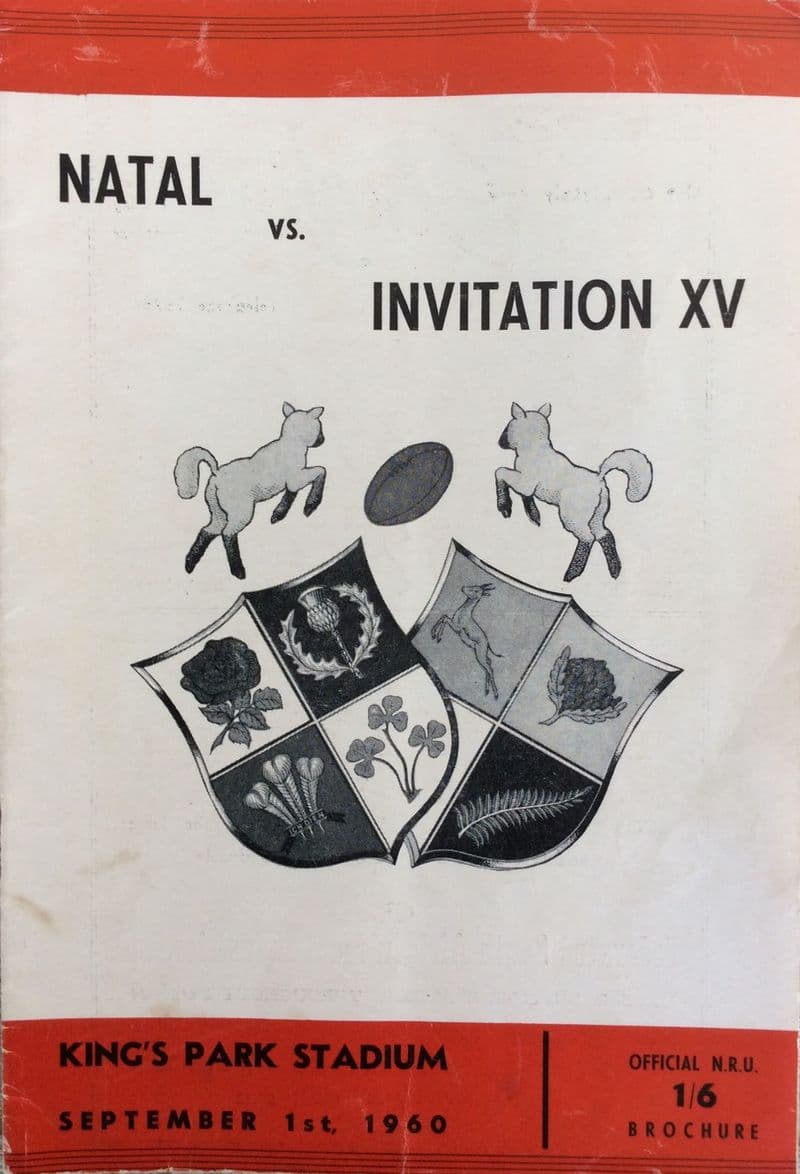 Natal v Invitation XV (1960, 1st Sep)