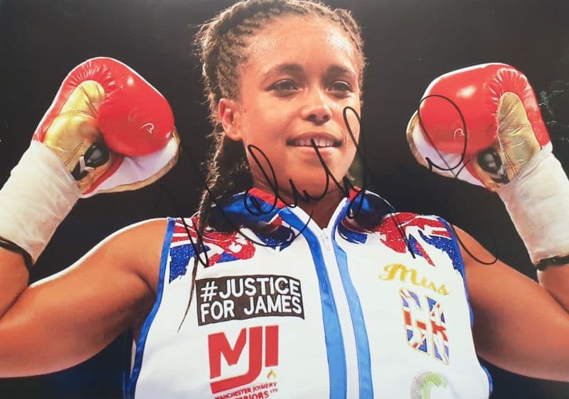 Natasha Jonas SIGNED Colour Photo