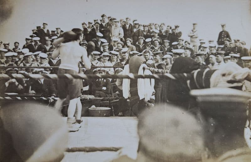 Navy Boxing Card (Un-used)