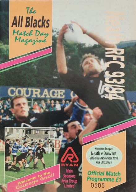Neath v Dunvant (1993, Nov 6th)