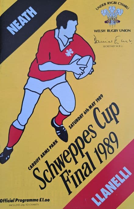 Neath v Llanelli, Welsh Cup F (1989, May 6th)
