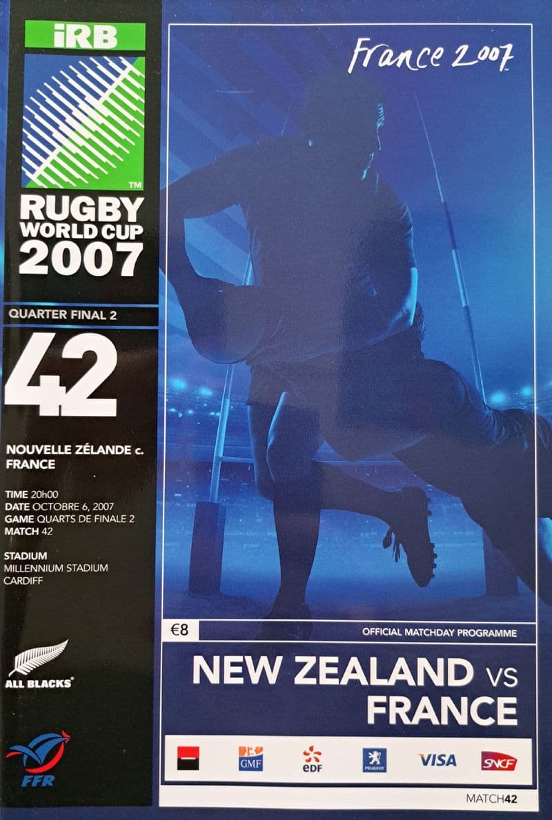 New Zealand v France (2007, Oct 6th) RWC QF