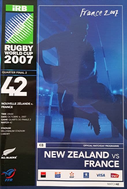 New Zealand v France (2007, Oct 6th) RWC QF