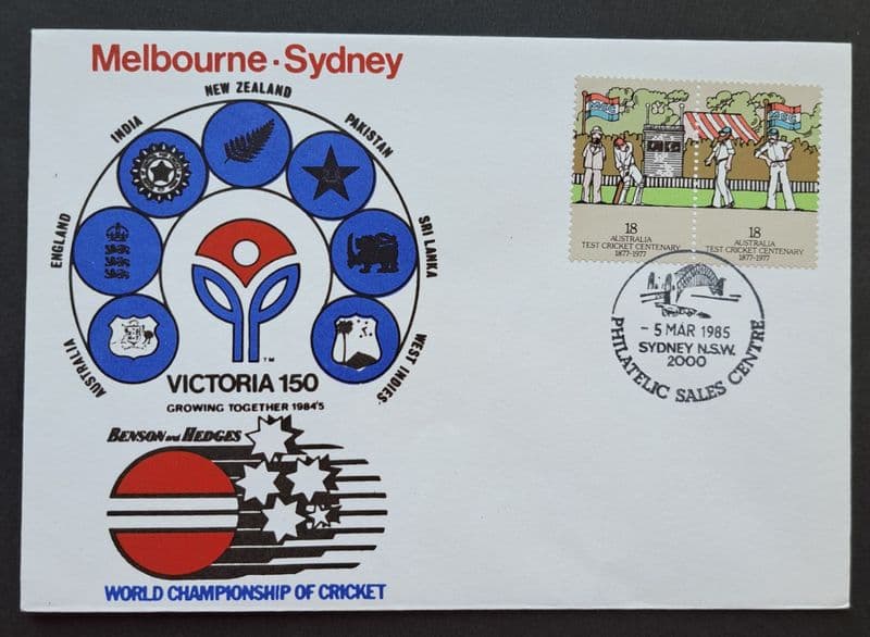 New Zealand v India - WCC SF (1985, Mar 5th) FDC