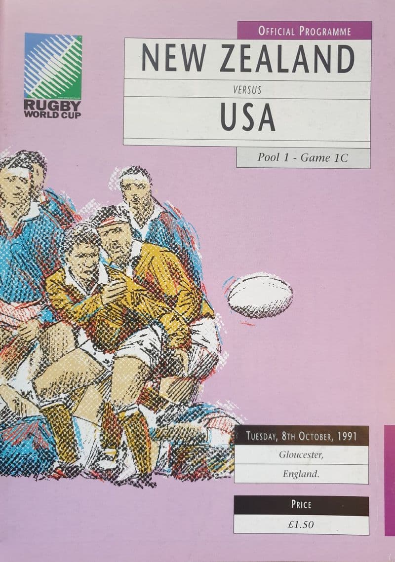 New Zealand v USA (1991, Oct 8th) RWC Pool 1