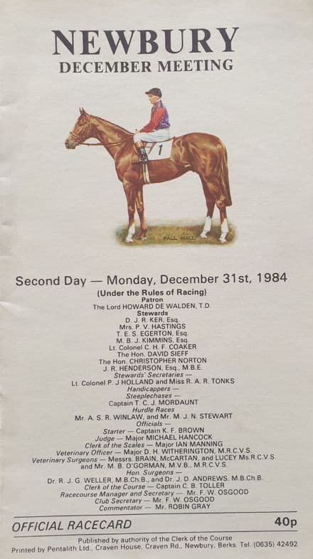 Newbury December Meeting (1984, Dec 31st)