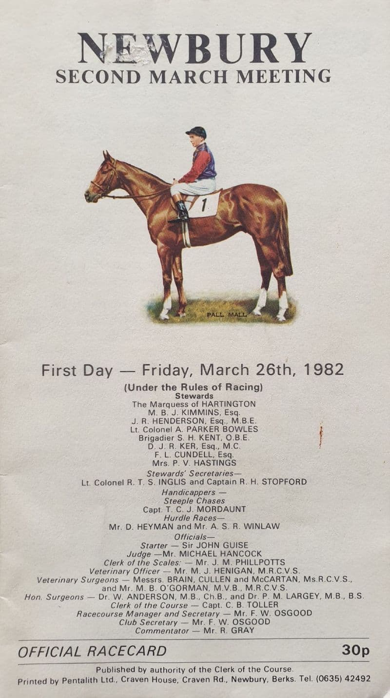 Newbury Second March Meeting (1982, Mar 26th)