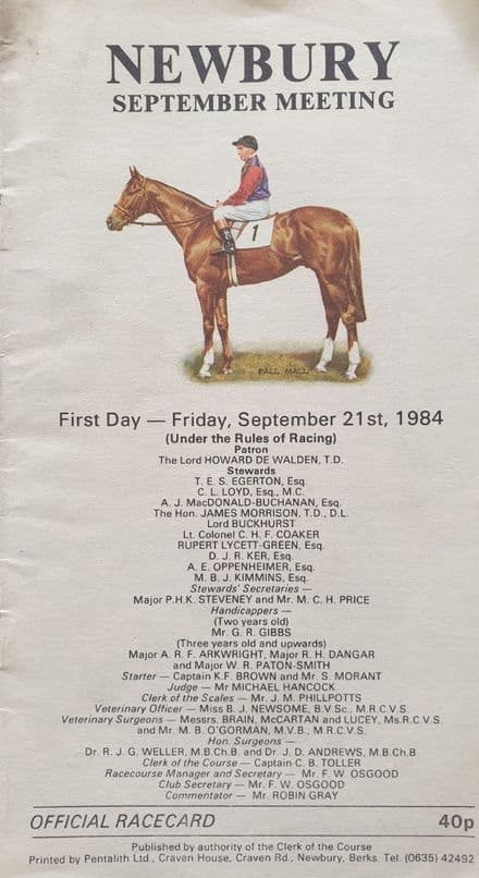 Newbury September Meeting (1984, Sep 21st)