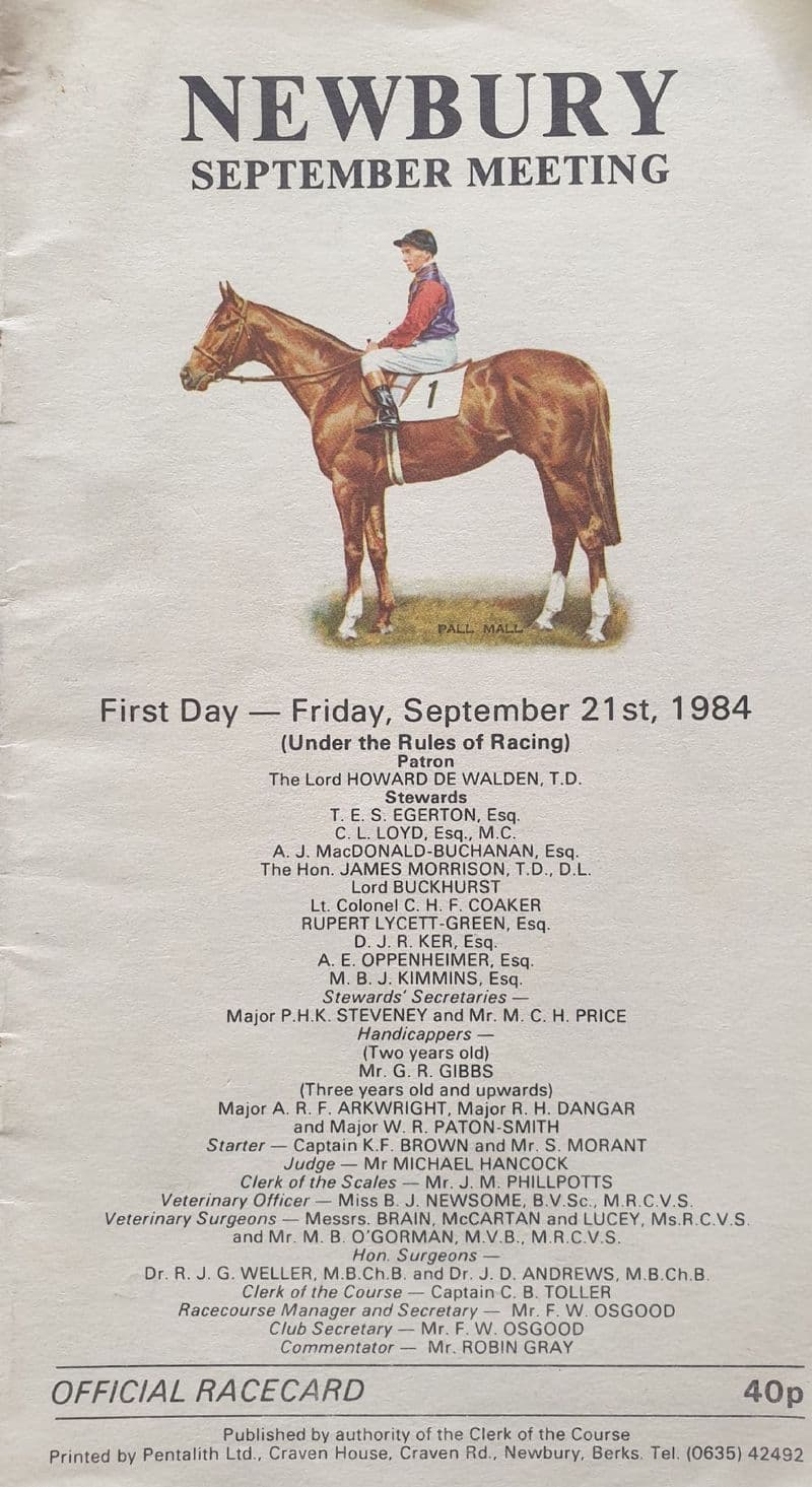 Newbury September Meeting (1984, Sep 21st)