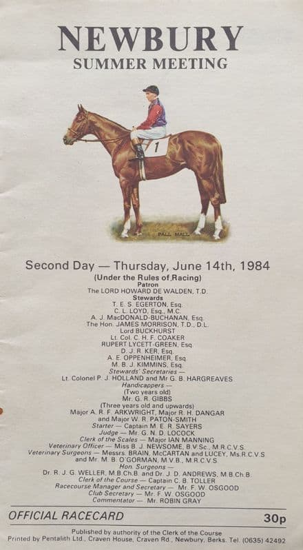 Newbury Summer Meeting (1984, Jun 14th)