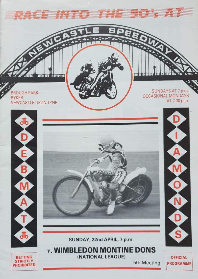 Newcastle v Wimbledon (1990, Apr 22nd)