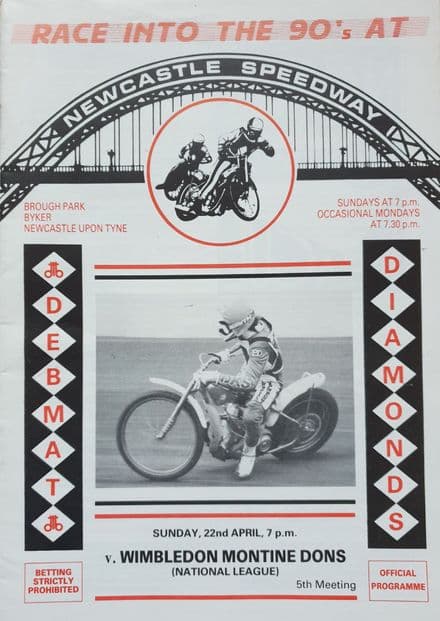 Newcastle v Wimbledon (1990, Apr 22nd)