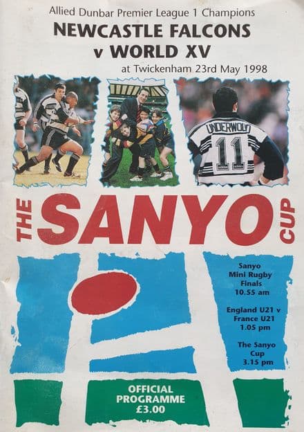 Newcastle v World XV (1998, May 23rd)