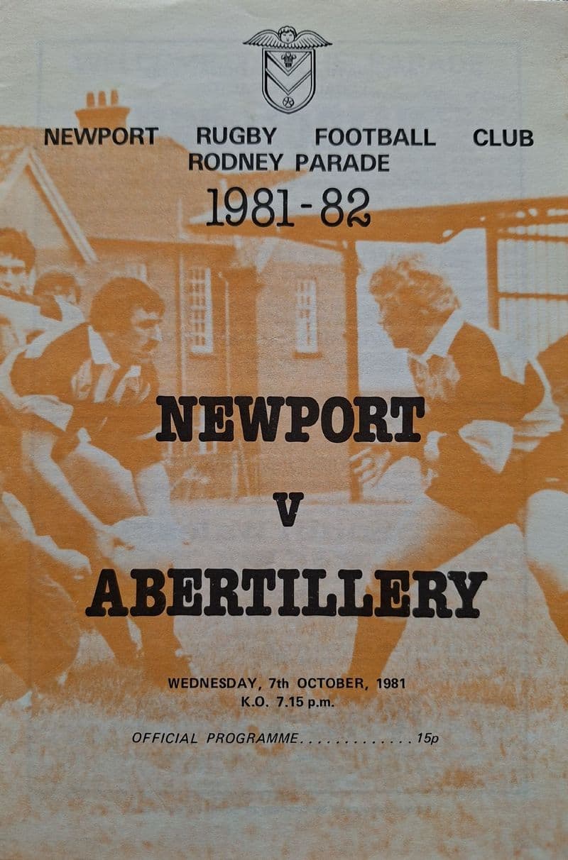 Newport v Abertillery (1981, Oct 7th)