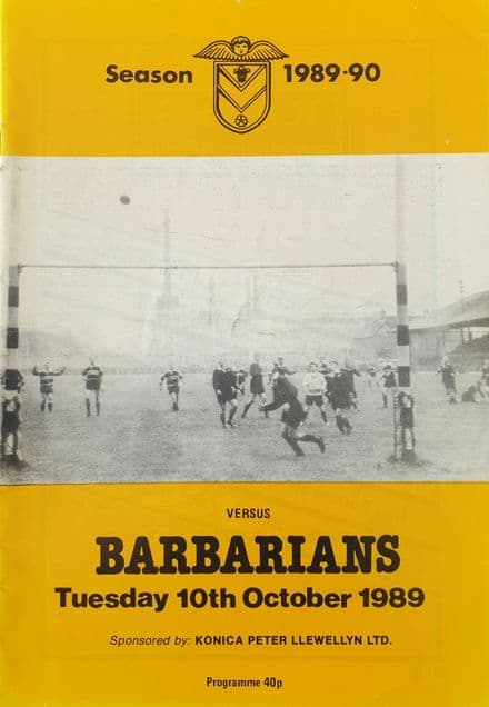 Newport v Barbarians (1989, Oct 10th)