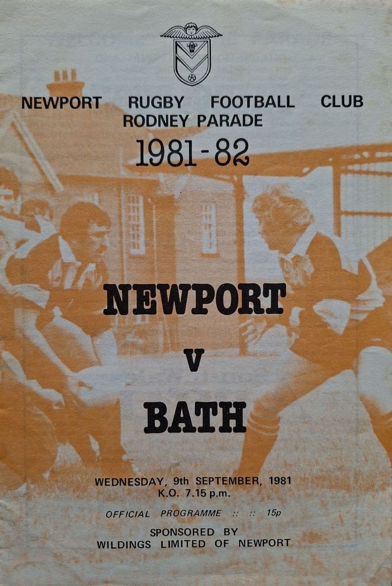 Newport v Bath (1981, Sep 9th)