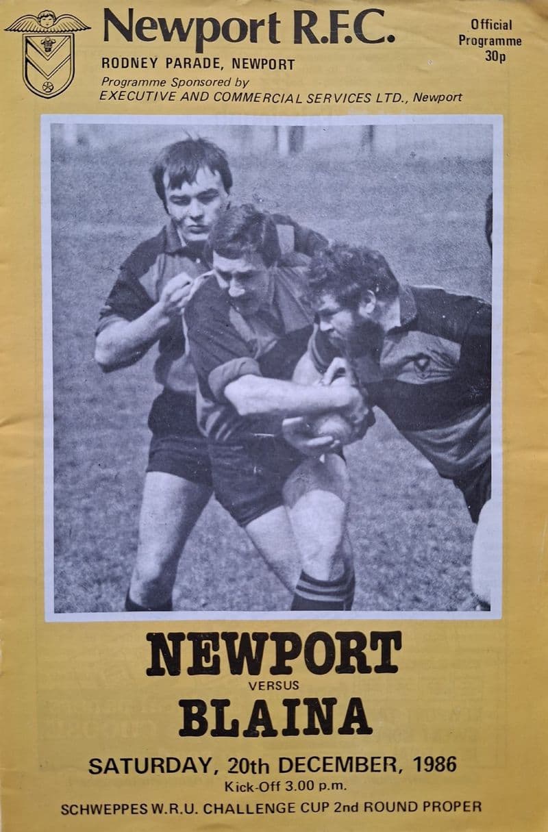 Newport v Blaina (1986, Dec 20th)