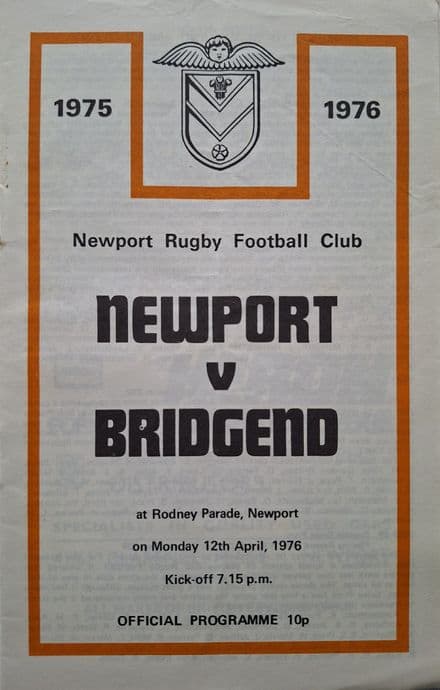 Newport v Bridgend (1976, Apr 12th)