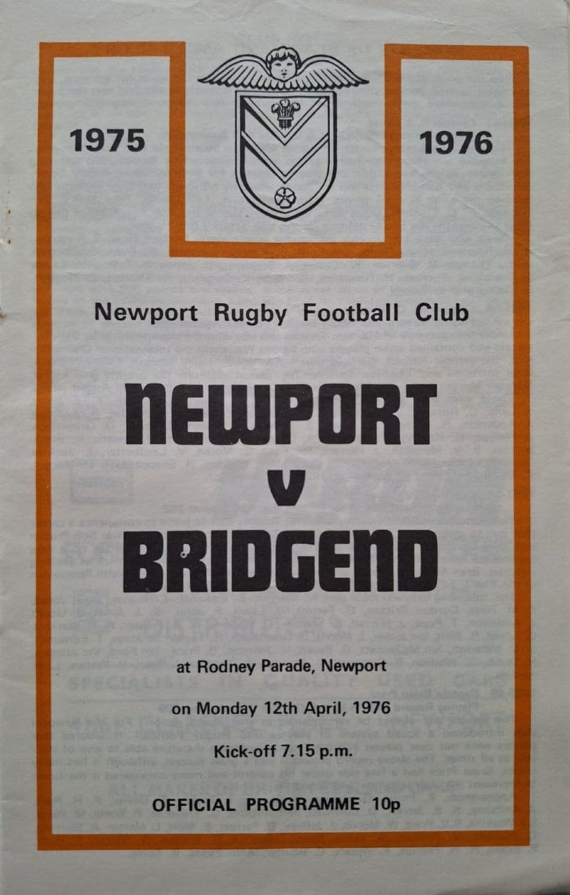 Newport v Bridgend (1976, Apr 12th)