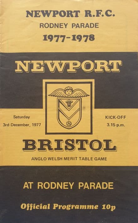 Newport v Bristol (1977, Dec 3rd)