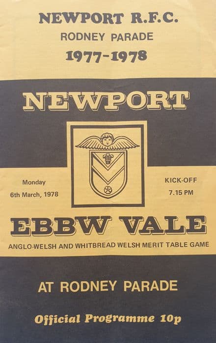 Newport v Ebbw Vale, (1978, Mar 6th)