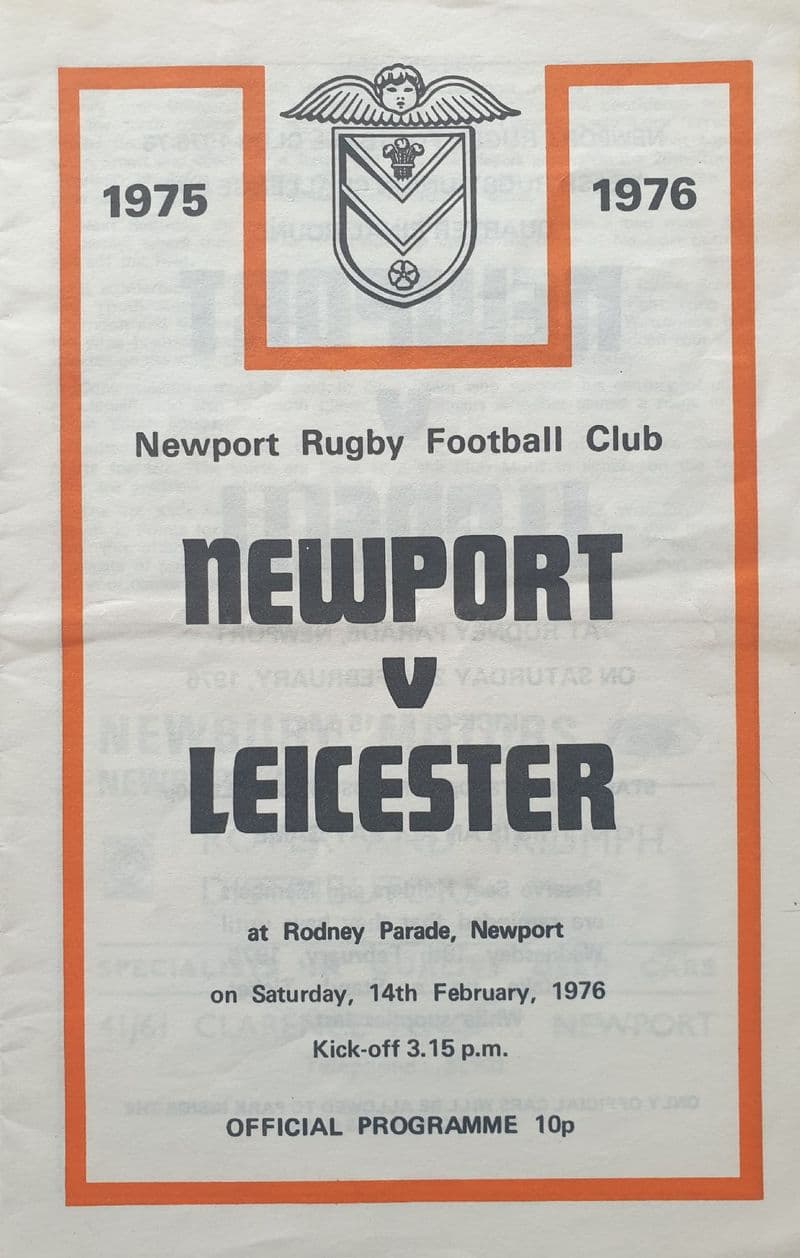 Newport v Leicester (1976, Feb 14th)