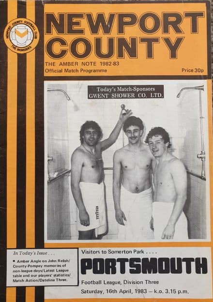 Newport v Portsmouth, Div 3 (1983, Apr 16th)